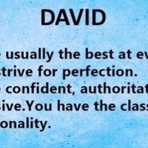 Meet your Posher, David